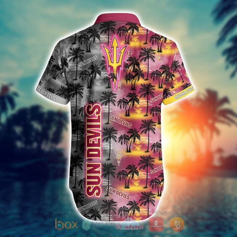 NCAA Arizona State Sun Devils Coconut Hawaiian shirt, Short 3 NCAA Arizona State Sun Devils Coconut Hawaiian shirt Short 1 2