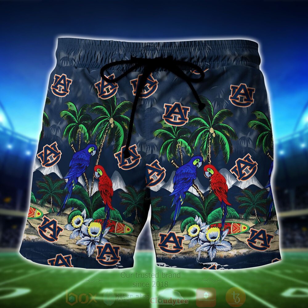 BEST NCAA Auburn Tigers Tropical Sea And Parrots Aloha Shirt, Short 5 NCAA Auburn Tigers Tropical Sea And Parrots Hawaiian Shirt Short 1 2 3 4 5