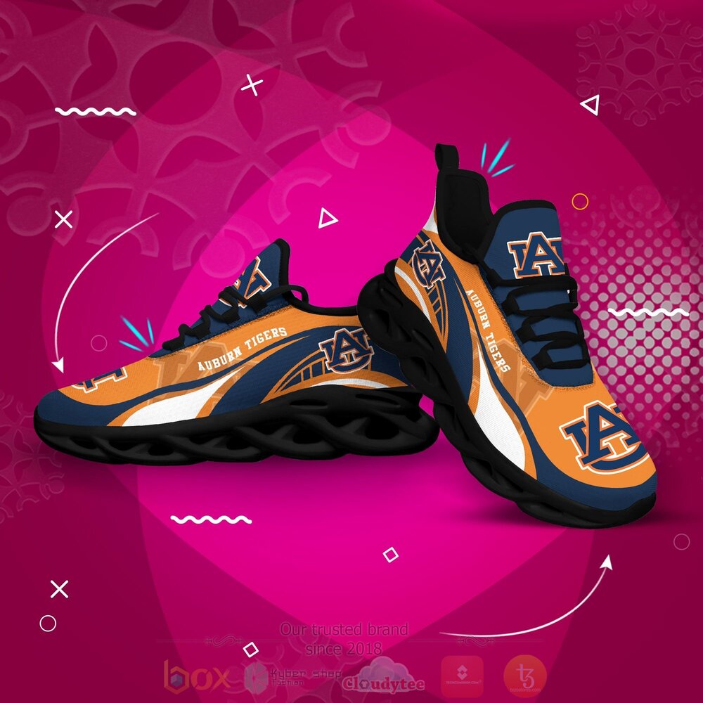 BEST NCAA Auburn Tigers football Clunky Sneakers 4 NCAA Auburn Tigers football Clunky Max Soul Shoes 1 2 3