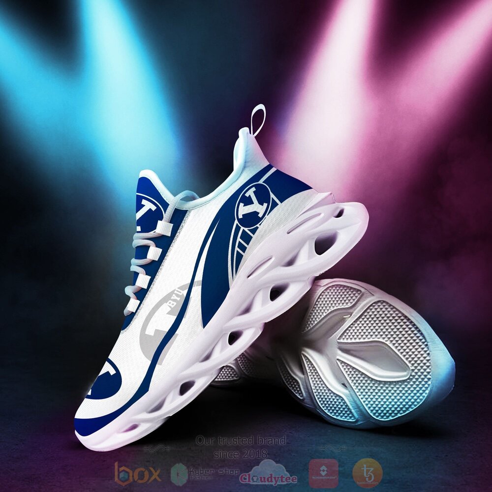 BEST NCAA BYU Cougars football Clunky Sneakers 3 NCAA BYU Cougars football Clunky Max Soul Shoes 1 2