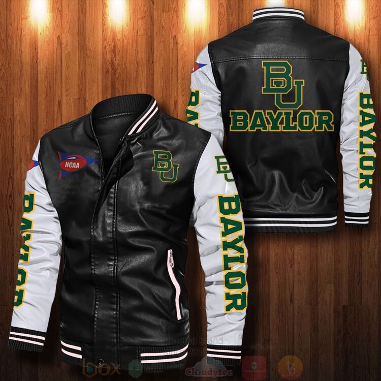 NCAA Baylor Bears Bomber Leather Jacket