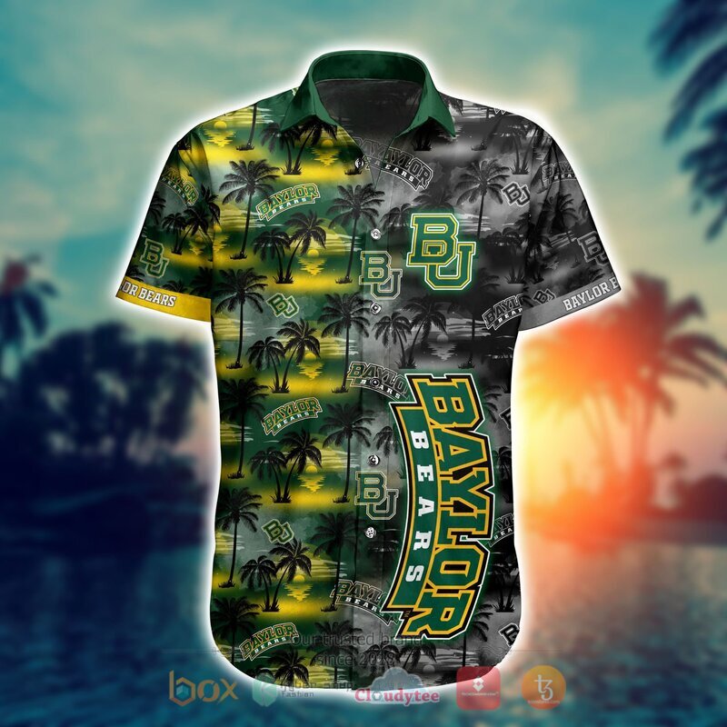 NCAA Baylor Bears Coconut Hawaiian shirt, Short 2 NCAA Baylor Bears Coconut Hawaiian shirt Short 1