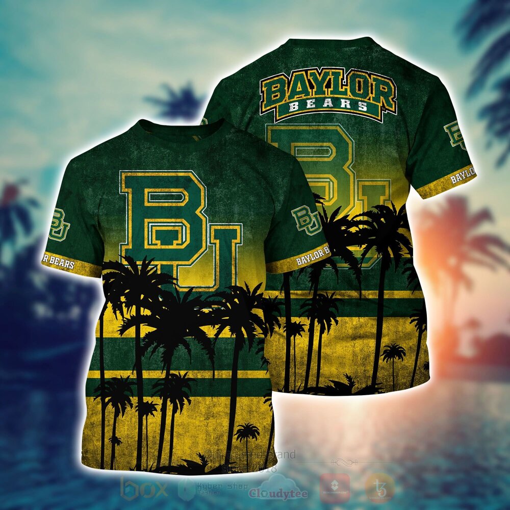 BEST NCAA Baylor Bears football 3D All Over Printed Hawaiian Shirt, Short 2 NCAA Baylor Bears football Hawaiian Shirt Short 1