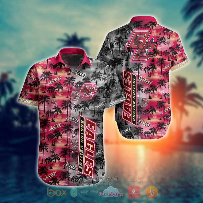 NCAA Boston College Eagles Coconut Hawaiian shirt, Short 9 NCAA Boston College Eagles Coconut Hawaiian shirt Short