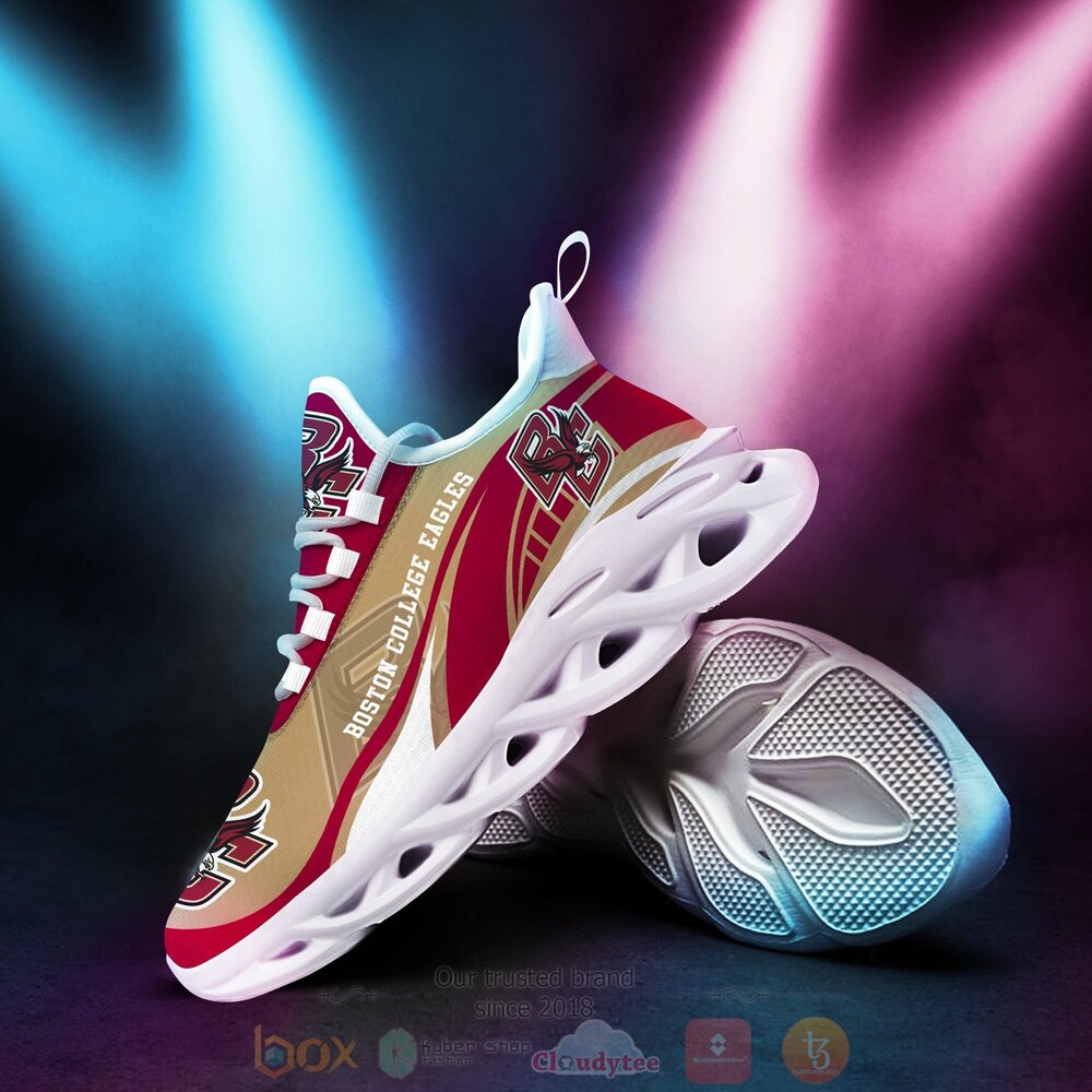 BEST NCAA Boston College Eagles football Clunky Sneakers 3 NCAA Boston College Eagles football Clunky Max Soul Shoes 1 2