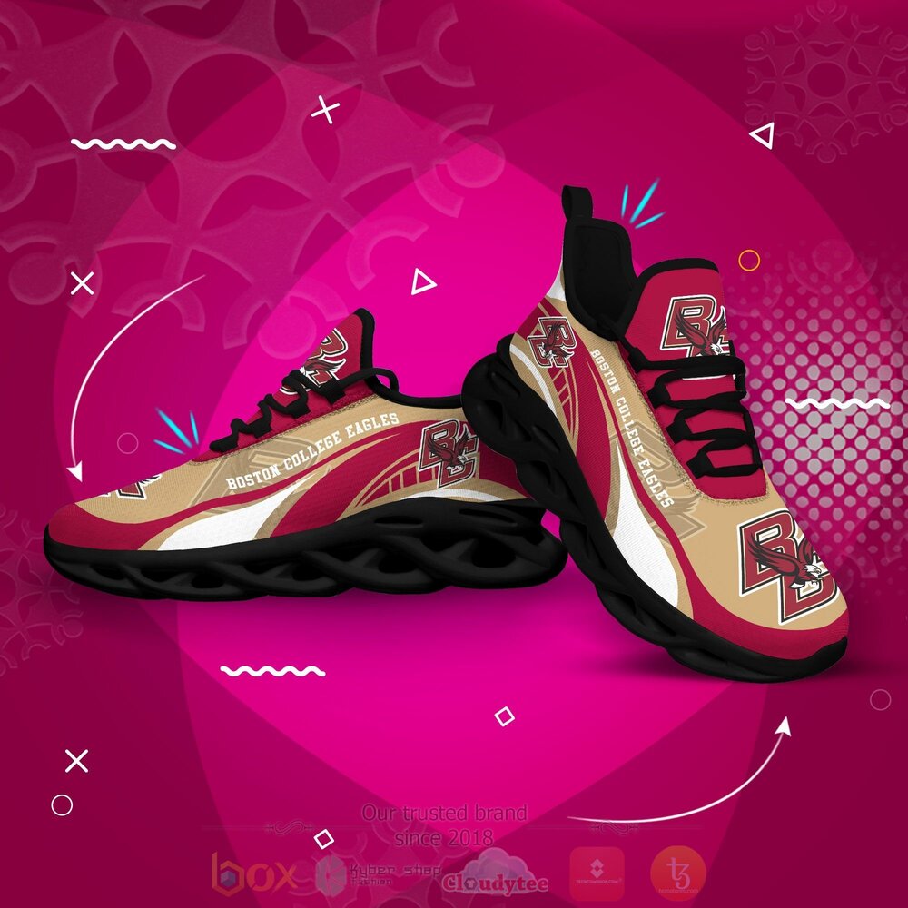 BEST NCAA Boston College Eagles football Clunky Sneakers 4 NCAA Boston College Eagles football Clunky Max Soul Shoes 1 2 3