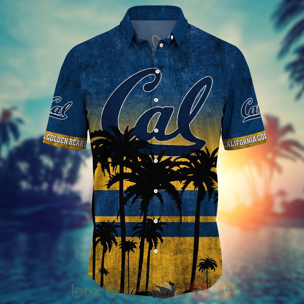 BEST NCAA California Golden Bears football 3D All Over Printed Hawaiian Shirt, Short 3 NCAA California Golden Bears football Hawaiian Shirt Short 1 2