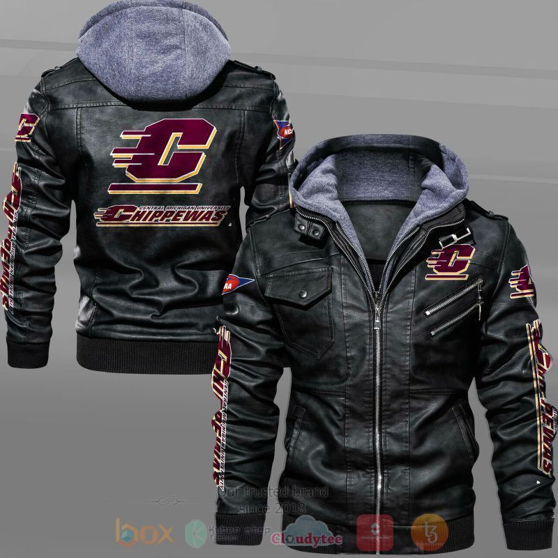 NCAA Central Michigan Chippewas Leather Jacket