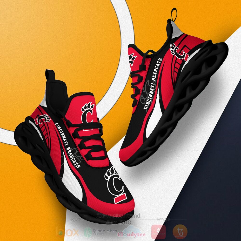 BEST NCAA Cincinnati Bearcats football Clunky Sneakers 2 NCAA Cincinnati Bearcats football Clunky Max Soul Shoes 1