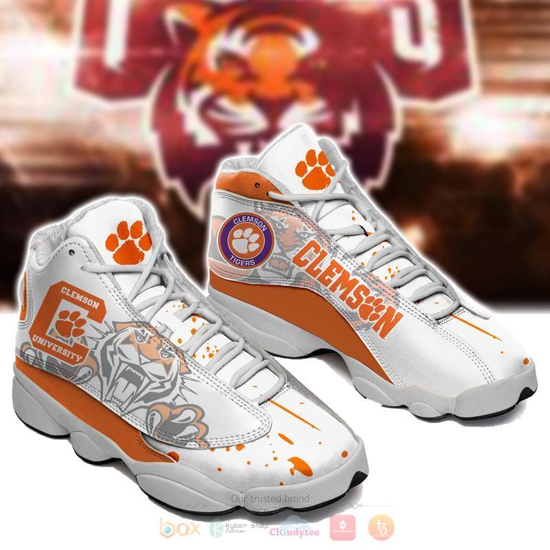 NCAA Clemson Tigers Air Jordan 13 Sneaker shoes