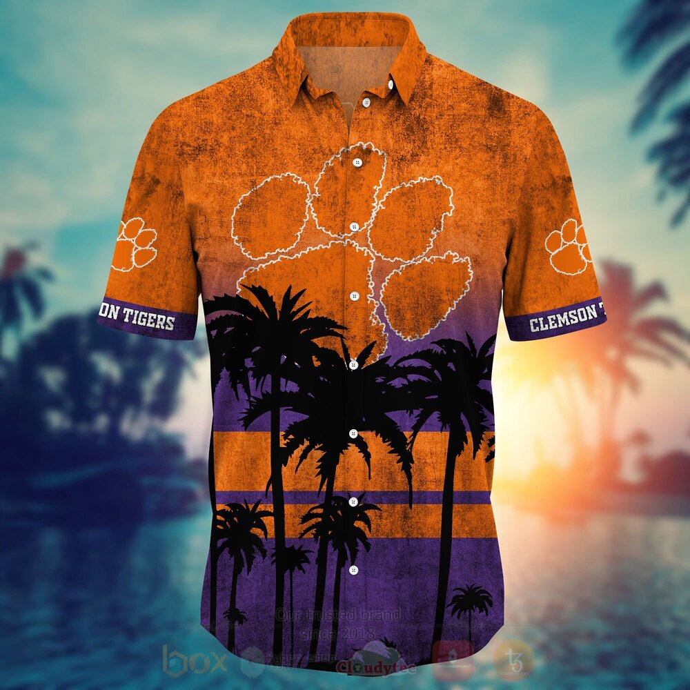 BEST NCAA Clemson Tigers 3D All Over Printed Hawaiian Shirt, Short 3 NCAA Clemson Tigers Hawaiian Shirt Short 1 2