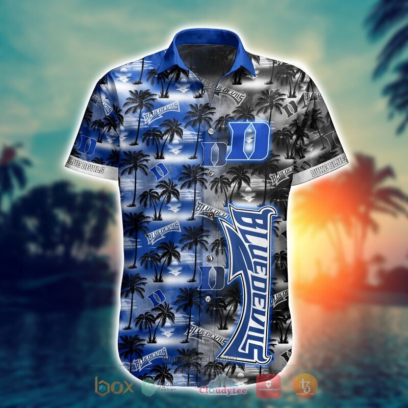 NCAA Duke Blue Devils Coconut Hawaiian shirt, Short 2 NCAA Duke Blue Devils Coconut Hawaiian shirt Short 1