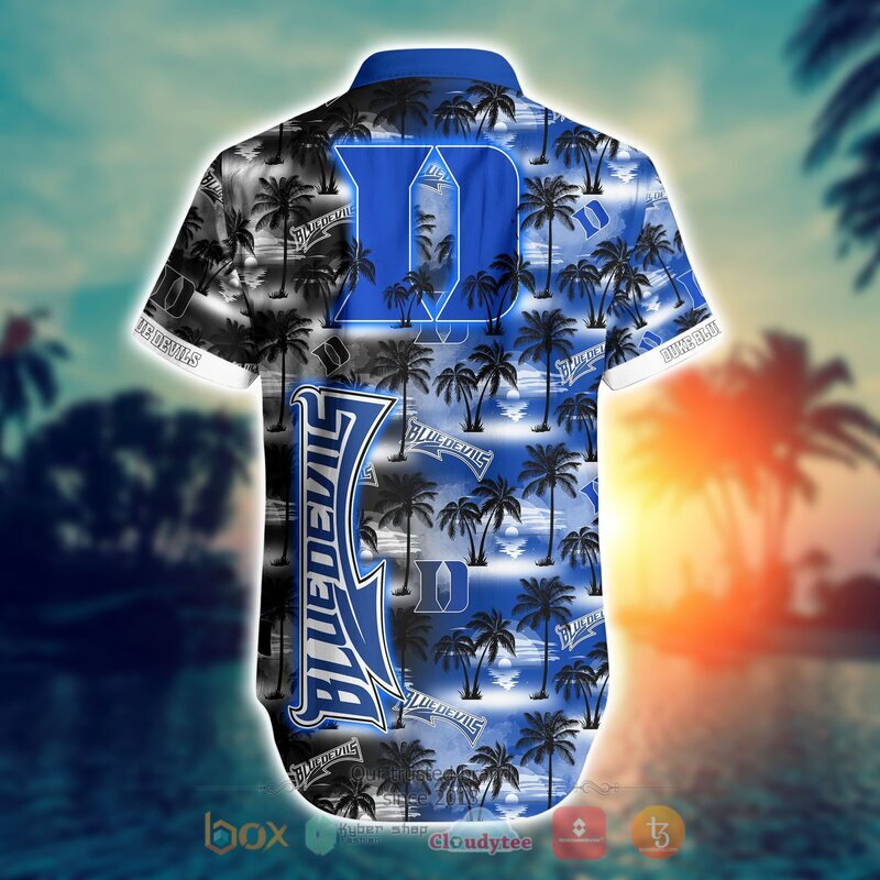 NCAA Duke Blue Devils Coconut Hawaiian shirt, Short 3 NCAA Duke Blue Devils Coconut Hawaiian shirt Short 1 2