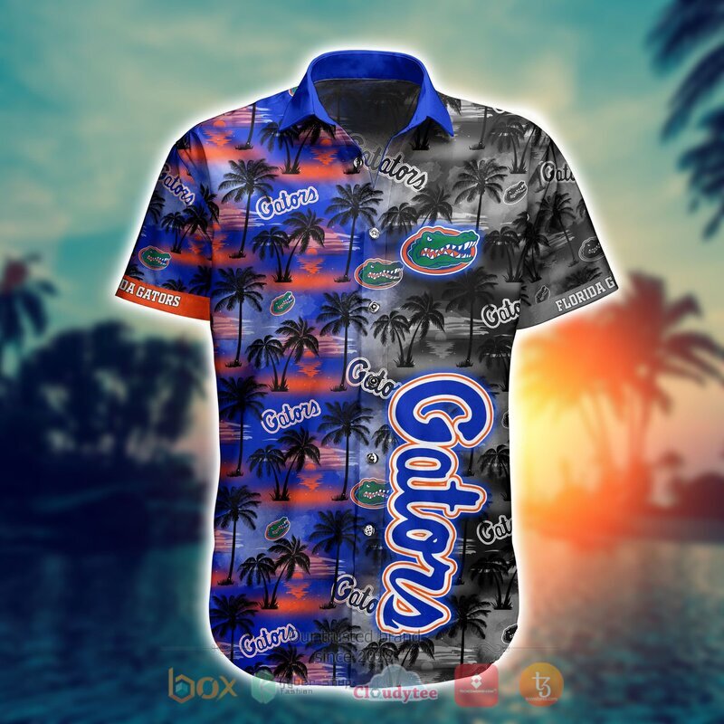 NCAA Florida Gators Coconut Hawaiian shirt, Short 2 NCAA Florida Gators Coconut Hawaiian shirt Short 1