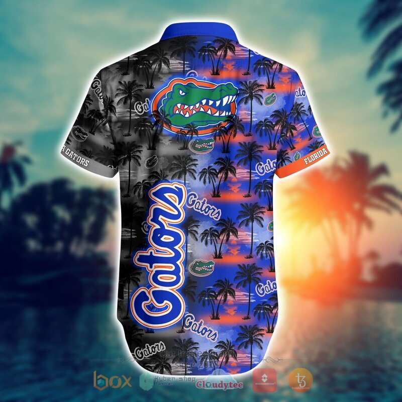 NCAA Florida Gators Coconut Hawaiian shirt, Short 3 NCAA Florida Gators Coconut Hawaiian shirt Short 1 2