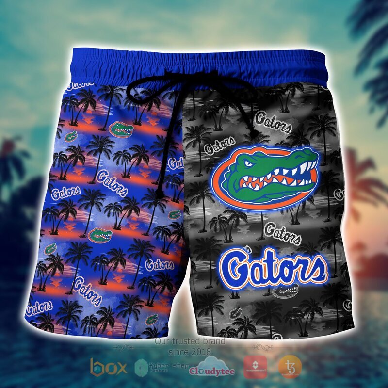 NCAA Florida Gators Coconut Hawaiian shirt, Short 4 NCAA Florida Gators Coconut Hawaiian shirt Short 1 2 3
