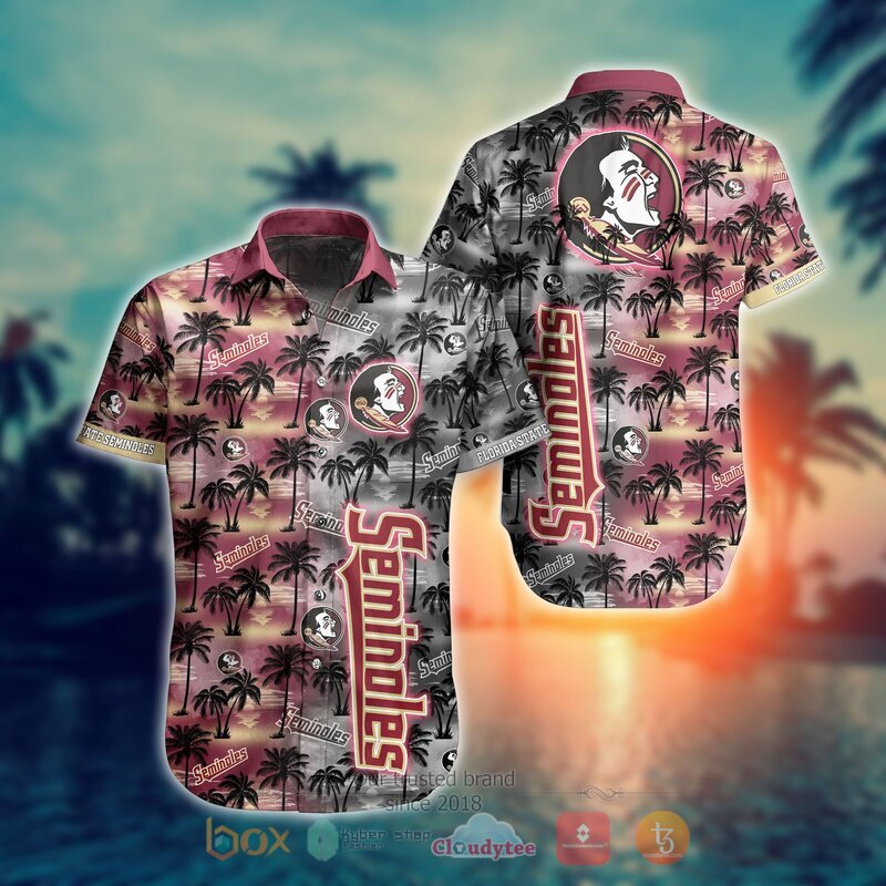 NCAA Florida State Seminoles Coconut Hawaiian shirt, Short 8 NCAA Florida State Seminoles Coconut Hawaiian shirt Short
