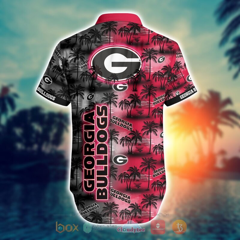 NCAA Georgia Bulldogs Coconut Hawaiian shirt, Short 3 NCAA Georgia Bulldogs Coconut Hawaiian shirt Short 1 2
