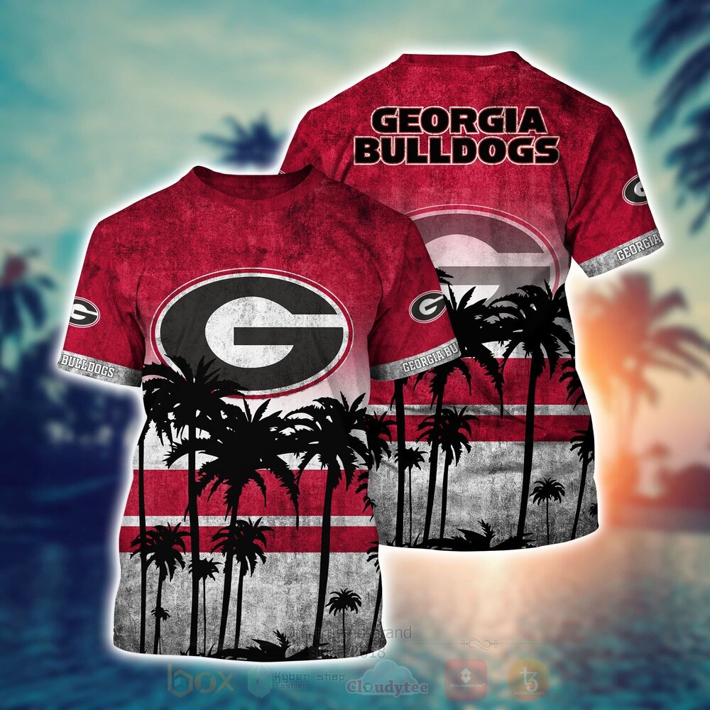 BEST NCAA Georgia Bulldogs football 3D All Over Printed Hawaiian Shirt, Short 2 NCAA Georgia Bulldogs football Hawaiian Shirt Short 1