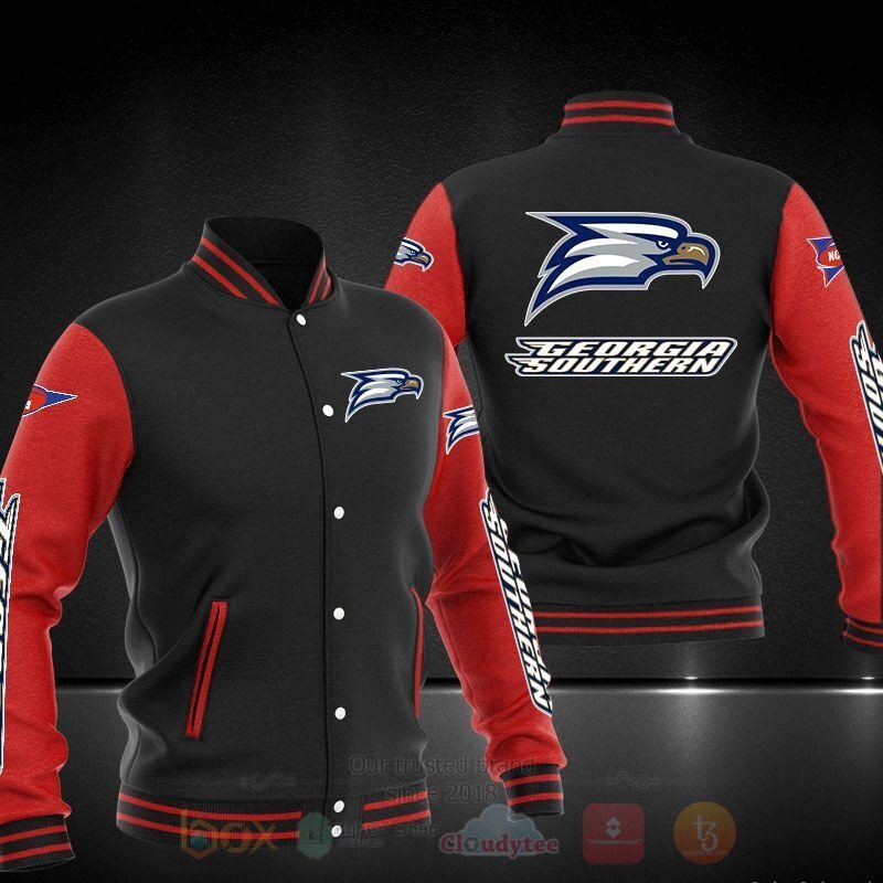 BEST NCAA Georgia Southern Eagles 3D Baseball Jacket 3 NCAA Georgia Southern Eagles Baseball Jacket 1 2
