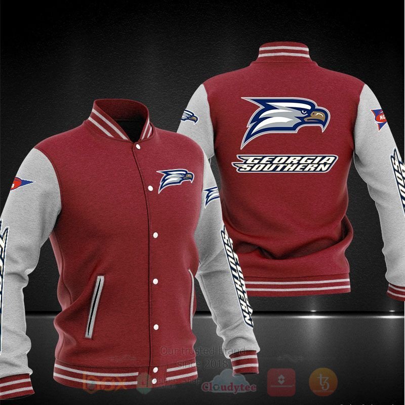BEST NCAA Georgia Southern Eagles 3D Baseball Jacket 4 NCAA Georgia Southern Eagles Baseball Jacket 1 2 3