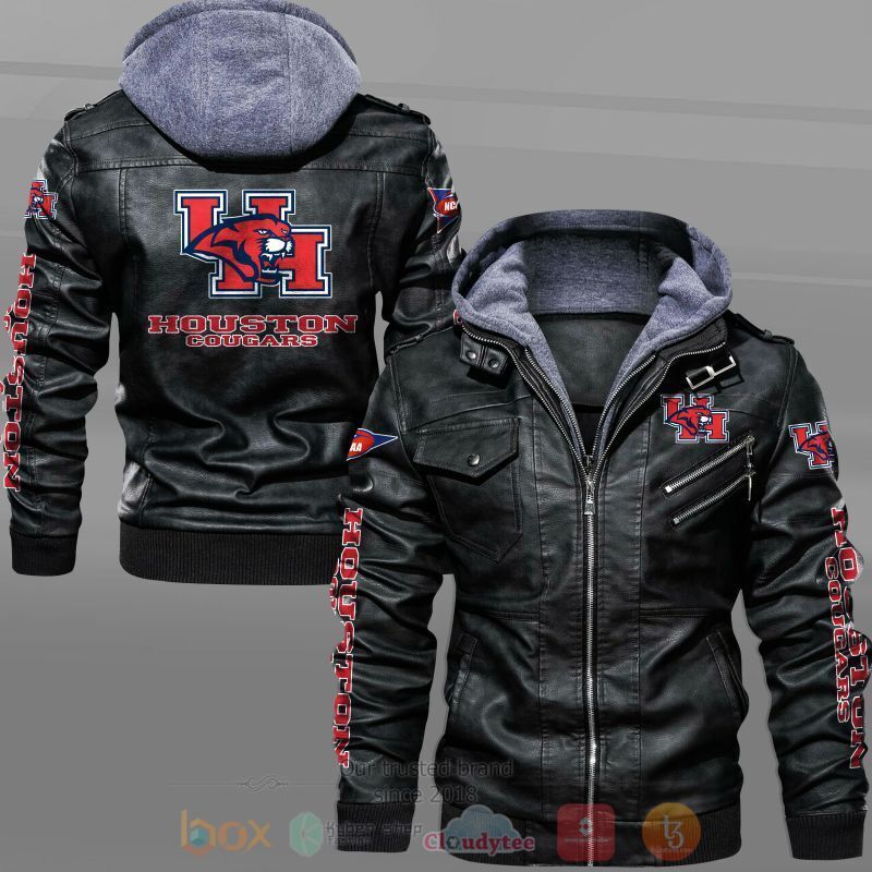 NCAA Houston Cougars Leather Jacket