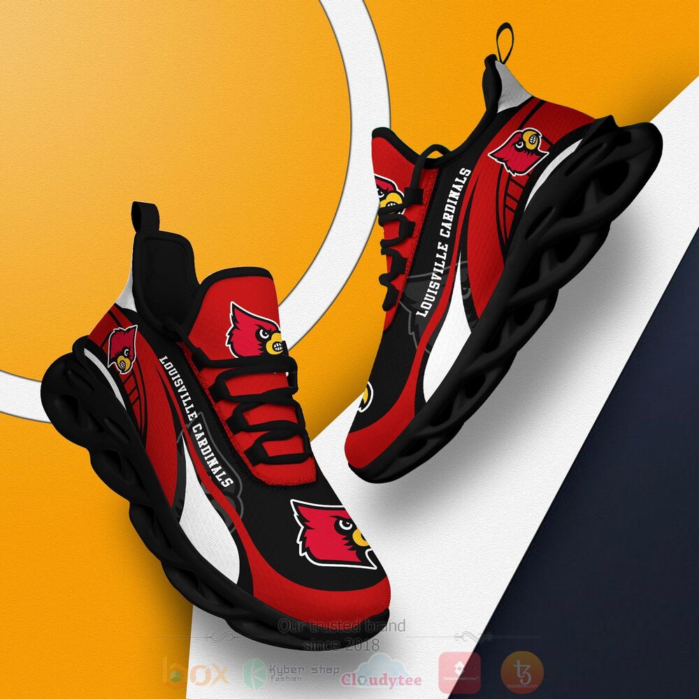 BEST NCAA Louisville Cardinals football Clunky Sneakers 2 NCAA Louisville Cardinals football Clunky Max Soul Shoes 1