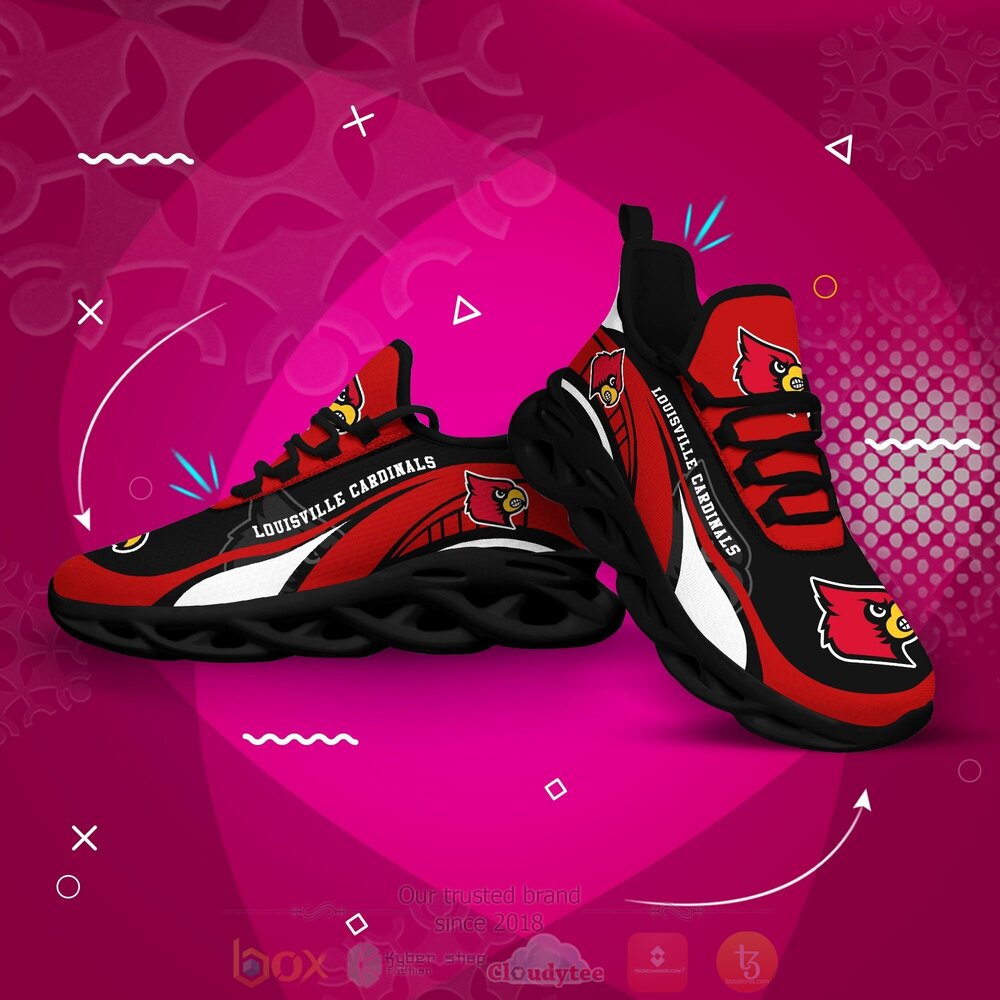 BEST NCAA Louisville Cardinals football Clunky Sneakers 4 NCAA Louisville Cardinals football Clunky Max Soul Shoes 1 2 3