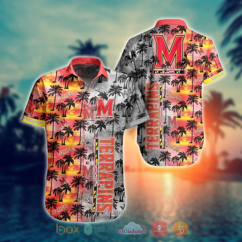 NCAA Maryland Terrapins Coconut Hawaiian shirt, Short 8 NCAA Maryland Terrapins Coconut Hawaiian shirt Short