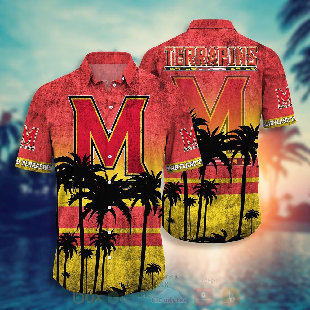 BEST NCAA Maryland Terrapins football 3D All Over Printed Hawaiian Shirt, Short 11 NCAA Maryland Terrapins football Hawaiian Shirt Short