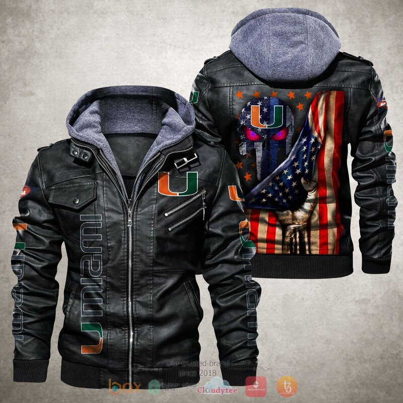 NCAA Miami Hurricanes Leather Jacket