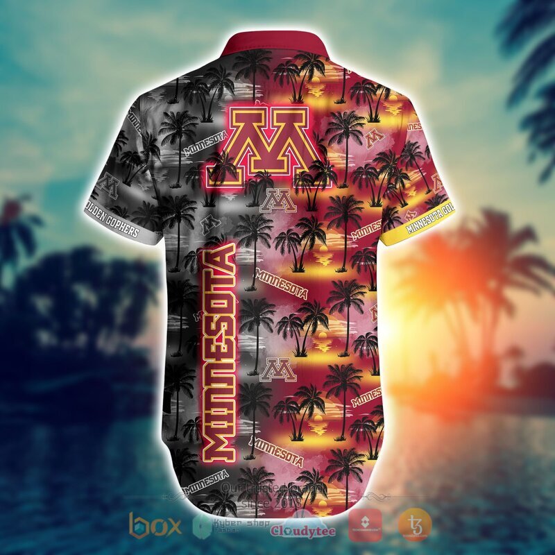 NCAA Minnesota Golden Gophers Coconut Hawaiian shirt, Short 3 NCAA Minnesota Golden Gophers Coconut Hawaiian shirt Short 1 2