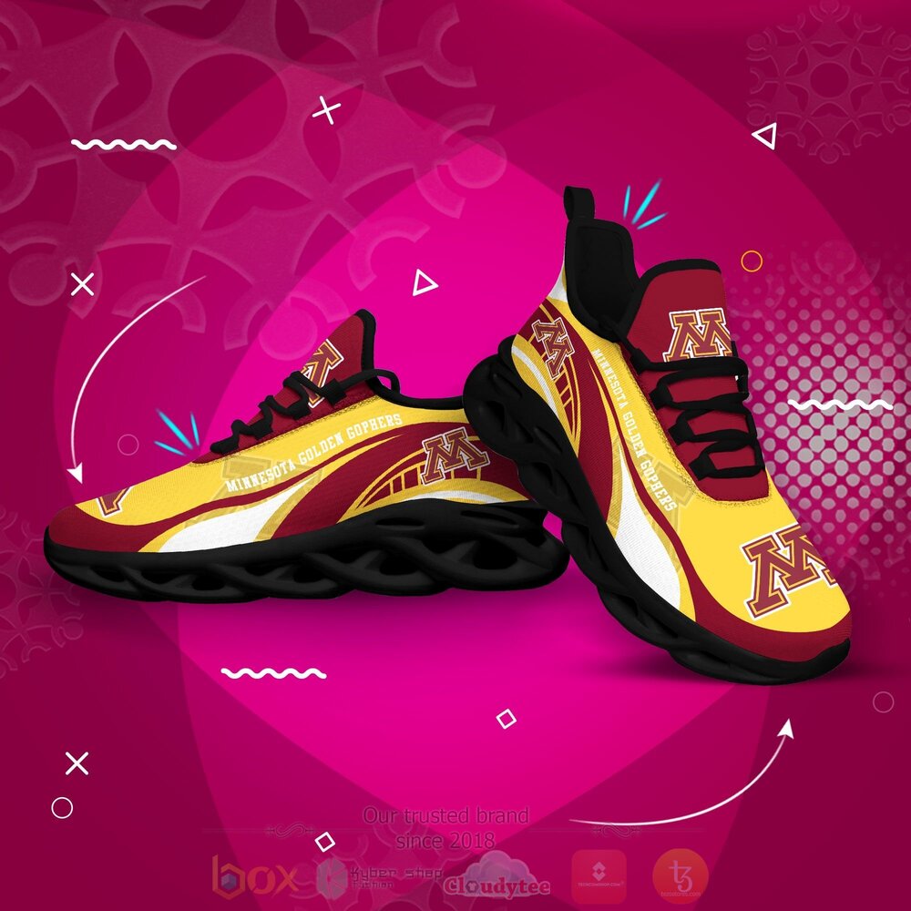 BEST NCAA Minnesota Golden Gophers football Clunky Sneakers 4 NCAA Minnesota Golden Gophers football Clunky Max Soul Shoes 1 2 3