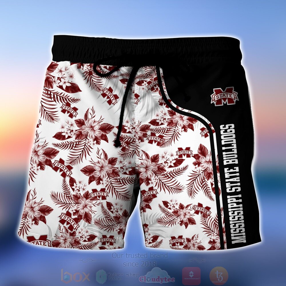 BEST NCAA Mississippi State Bulldogs Baby Yoda Aloha Shirt, Short 3 NCAA Mississippi State Bulldogs Baby Yoda Hawaiian Shirt Short 1 2