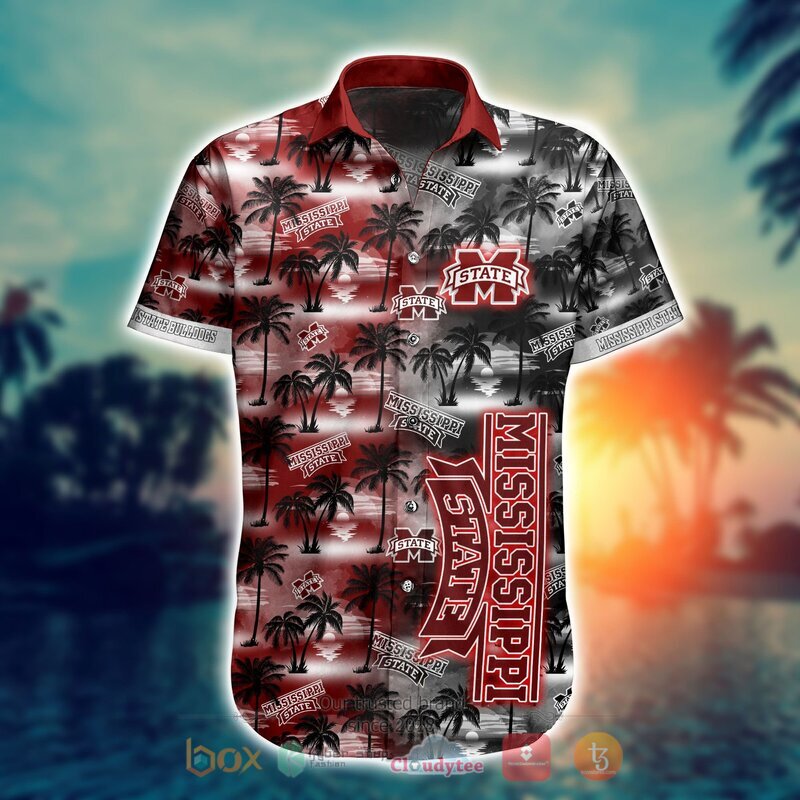 NCAA Mississippi State Bulldogs Coconut Hawaiian shirt, Short 2 NCAA Mississippi State Bulldogs Coconut Hawaiian shirt Short 1