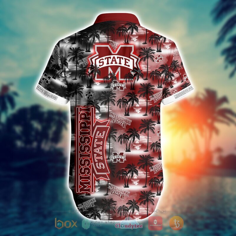 NCAA Mississippi State Bulldogs Coconut Hawaiian shirt, Short 3 NCAA Mississippi State Bulldogs Coconut Hawaiian shirt Short 1 2