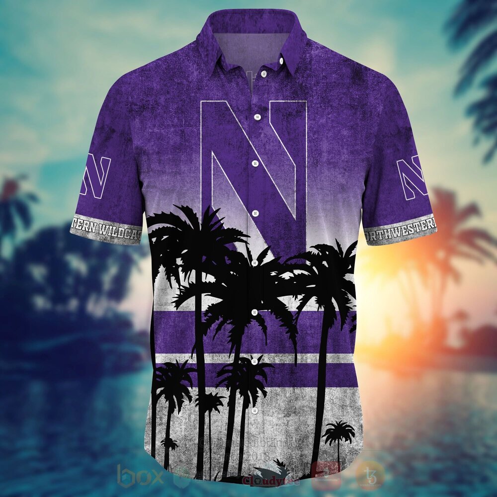 BEST NCAA Northwestern Wildcats football 3D All Over Printed Hawaiian Shirt, Short 3 NCAA Northwestern Wildcats football Hawaiian Shirt Short 1 2