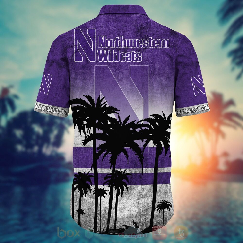 BEST NCAA Northwestern Wildcats football 3D All Over Printed Hawaiian Shirt, Short 4 NCAA Northwestern Wildcats football Hawaiian Shirt Short 1 2 3