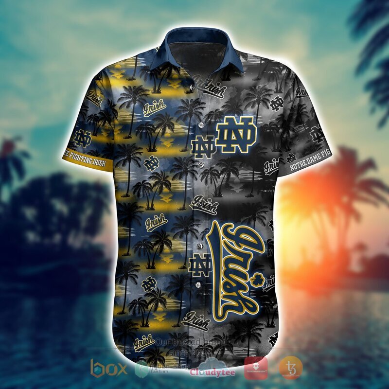 NCAA Notre Dame Fighting Irish Coconut Hawaiian shirt, Short 2 NCAA Notre Dame Fighting Irish Coconut Hawaiian shirt Short 1