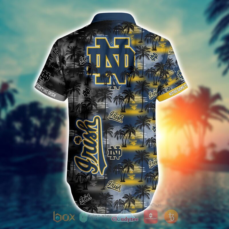 NCAA Notre Dame Fighting Irish Coconut Hawaiian shirt, Short 3 NCAA Notre Dame Fighting Irish Coconut Hawaiian shirt Short 1 2