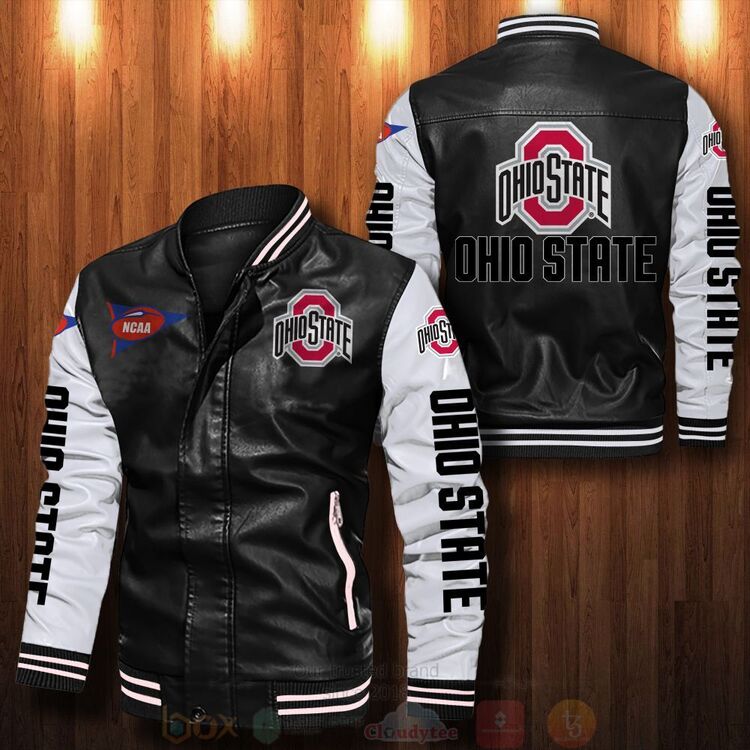 NCAA Ohio State Buckeyes Bomber Leather Jacket