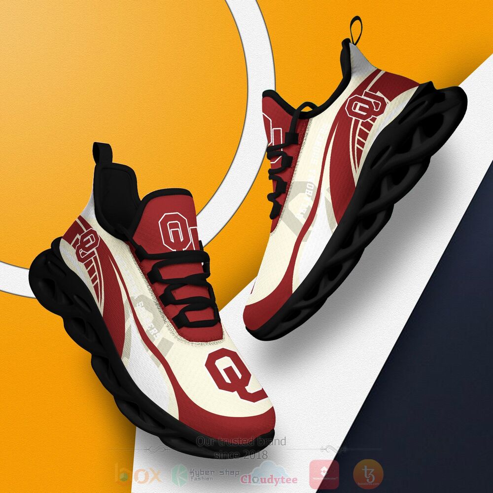 BEST NCAA Oklahoma Sooners football Clunky Sneakers 2 NCAA Oklahoma Sooners football Clunky Max Soul Shoes 1