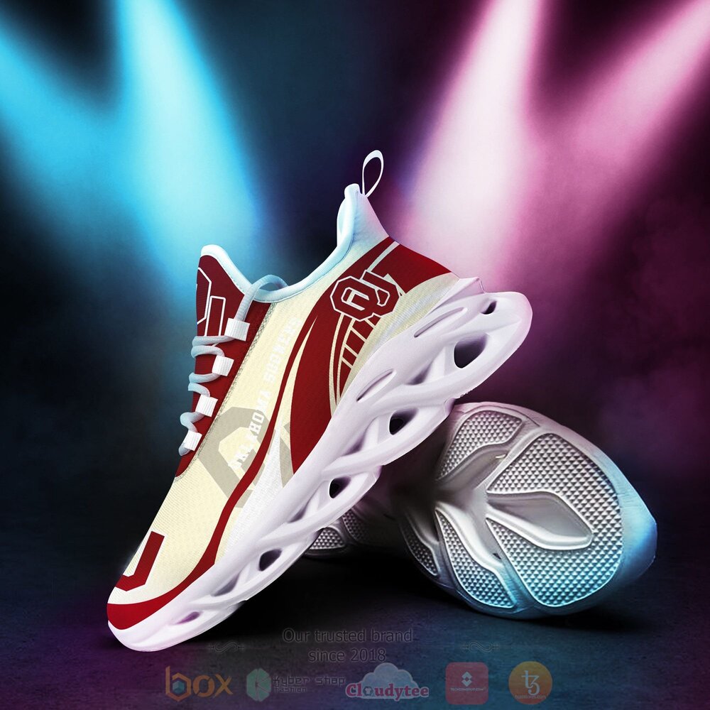 BEST NCAA Oklahoma Sooners football Clunky Sneakers 3 NCAA Oklahoma Sooners football Clunky Max Soul Shoes 1 2