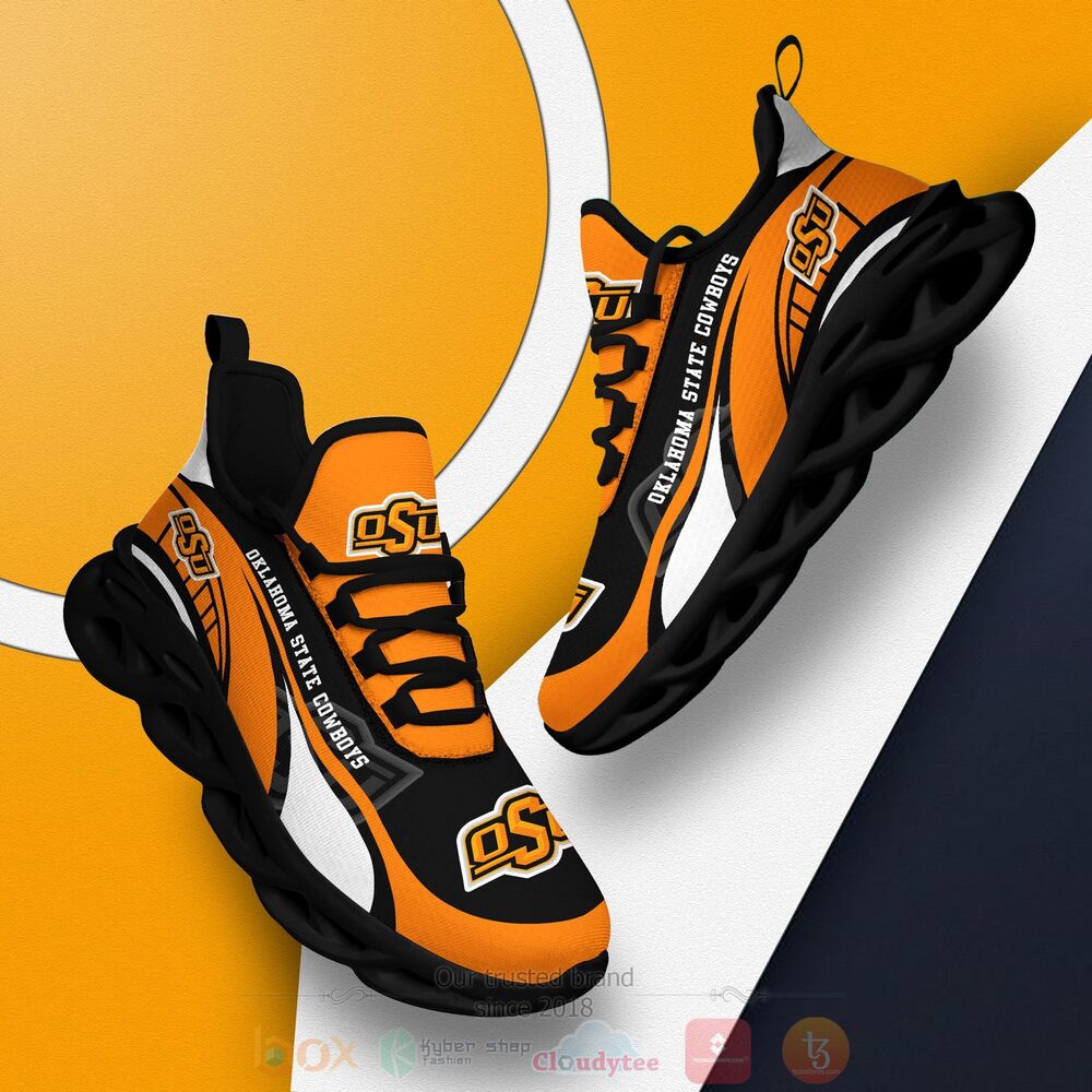 BEST NCAA Oklahoma State Cowboys football Clunky Sneakers 4 NCAA Oklahoma State Cowboys football Clunky Max Soul Shoes 1 2 3