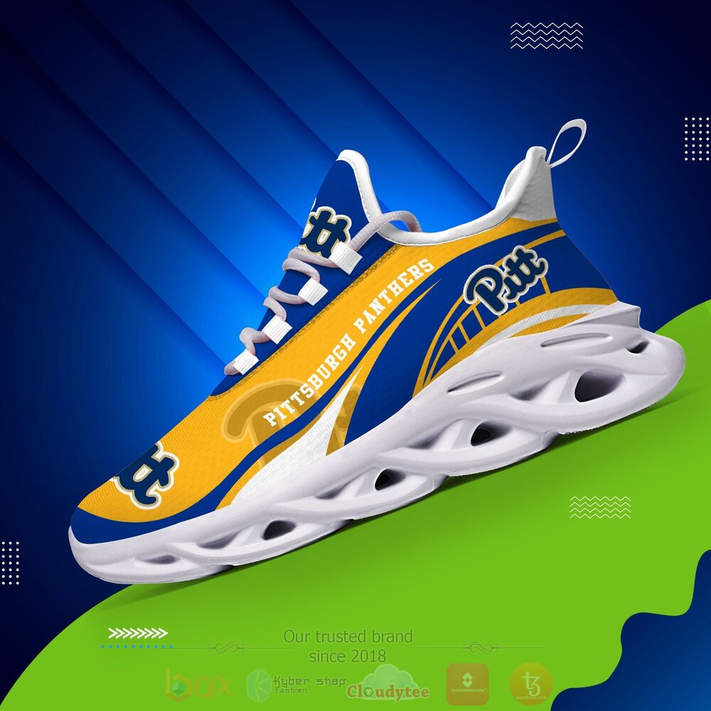 BEST NCAA Pittsburgh Panthers football Clunky Sneakers 9 NCAA Pittsburgh Panthers football Clunky Max Soul Shoes