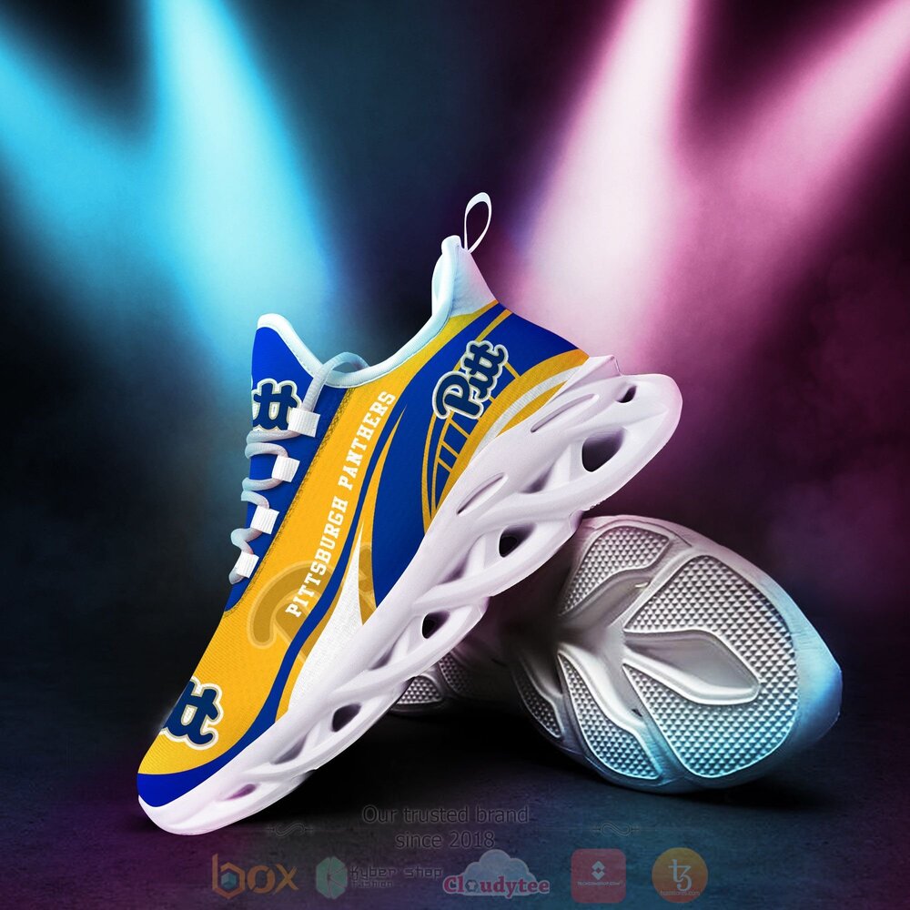 BEST NCAA Pittsburgh Panthers football Clunky Sneakers 3 NCAA Pittsburgh Panthers football Clunky Max Soul Shoes 1 2