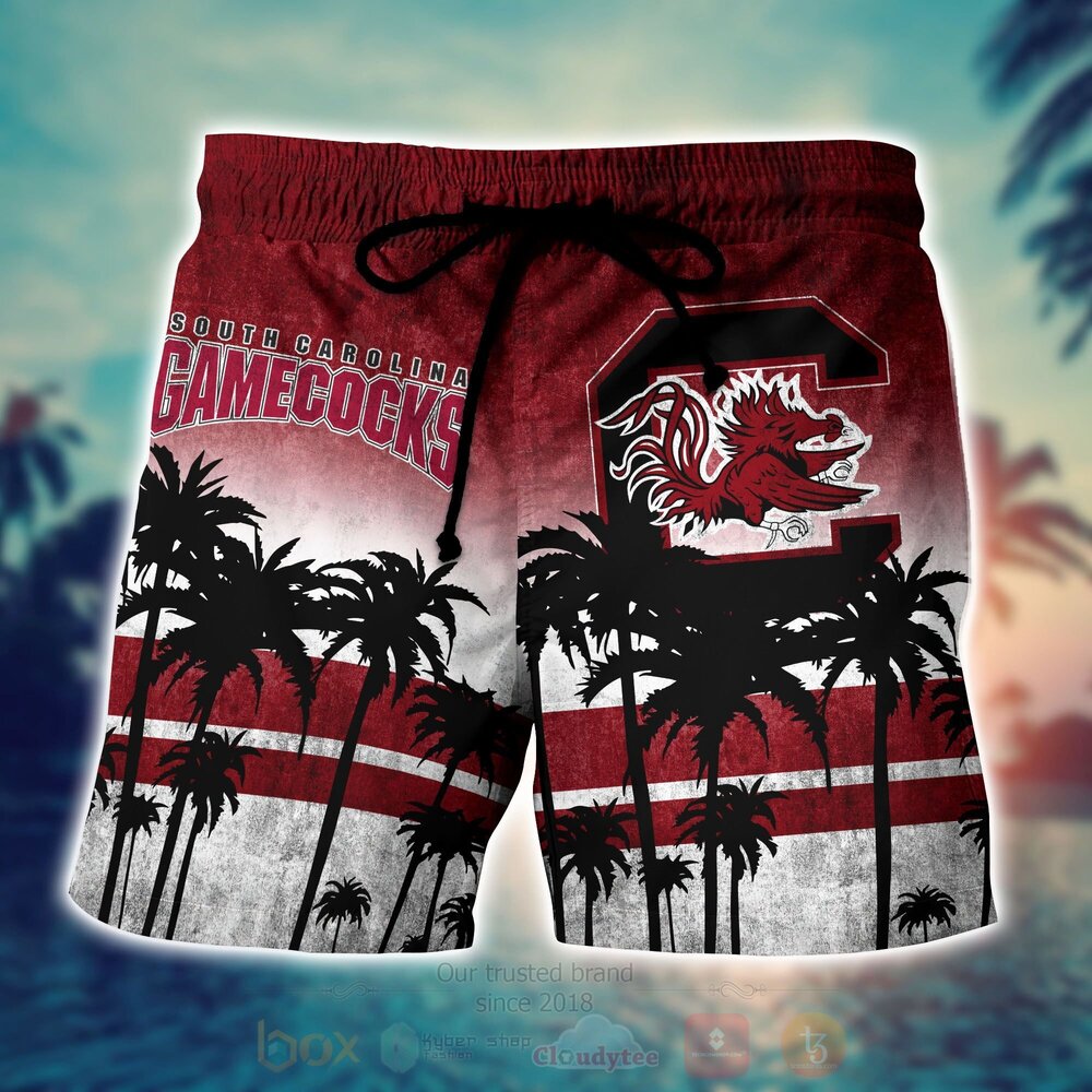 BEST NCAA South Carolina Gamecocks football 3D All Over Printed Hawaiian Shirt, Short 5 NCAA South Carolina Gamecocks football Hawaiian Shirt Short 1 2 3 4