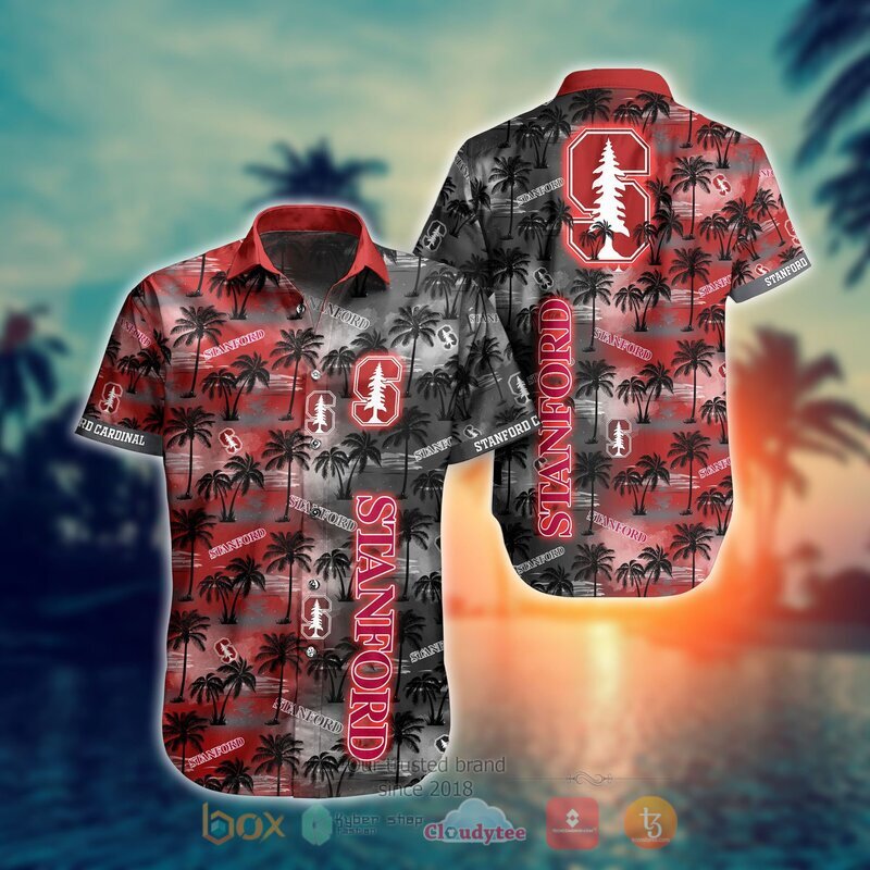 NCAA Stanford Cardinal Coconut Hawaiian shirt, Short 9 NCAA Stanford Cardinal Coconut Hawaiian shirt Short