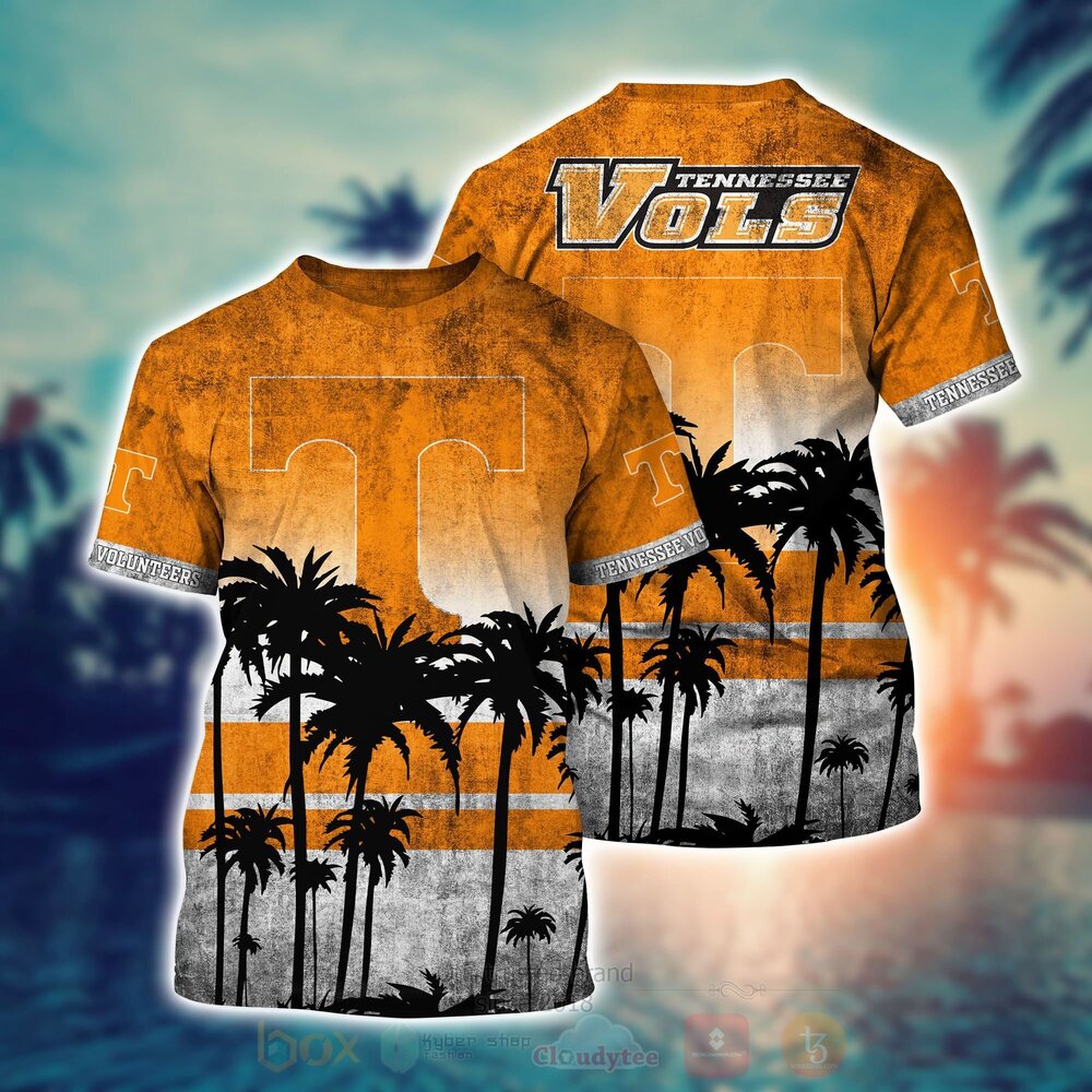 BEST NCAA Tennessee Volunteers football 3D All Over Printed Hawaiian Shirt, Short 2 NCAA Tennessee Volunteers football Hawaiian Shirt Short 1