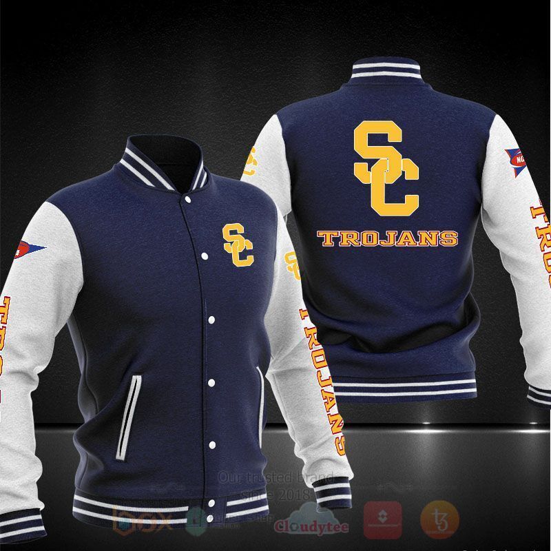 BEST NCAA Usc Trojans 3D Baseball Jacket 2 NCAA Usc Trojans Baseball Jacket 1